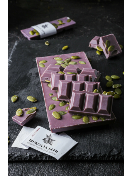 Шоколад бабл гам с тыквенными семечками 100 г Шоколад бабл гам с тыквенными семечками 100 г