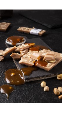 Шоколад соленая карамель с арахисом 25 г.