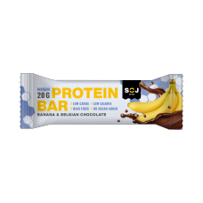 Протеиновый батончик PROTEIN BAR со вкусом банана в молочном шоколаде без добавления сахара 50г (20шт/уп)