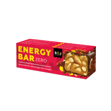 Арахисовый батончик Energy Bar ZERO в молочном бельгийском шоколаде без сахара 45г (35 шт/уп)
