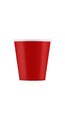 Стакан бумажный одноразовый 100 мл КРАСНЫЙ
