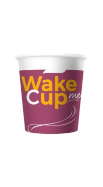 Стакан бумажный одноразовый Wake Me Cup 100 мл