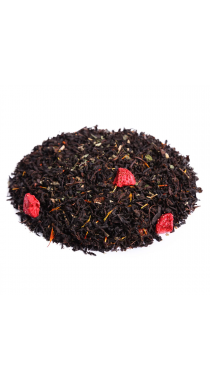 Клубника со сливками Чай на Ассаме