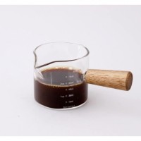 Молочник (питчер) стеклянный с ручкой 75мл