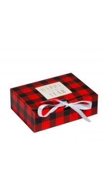 Подарочный набор 3 вида чая "В клетку" мини 