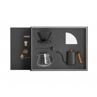 Подарочный набор бариста (воронка, фильтры, чайник, термометр, питчер с носиком)