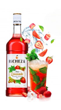 Основа для напитка Клубника-Ревень-Базилик1л.