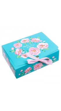 Подарочный набор 5 видов чая "Цветы" макси