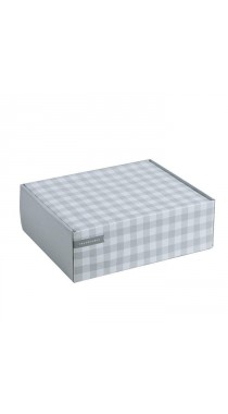 Коробка  "В клетку" 27*21*9