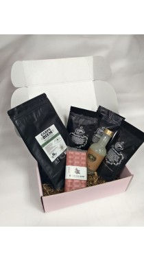 Набор кофе+сироп+шоколад женский