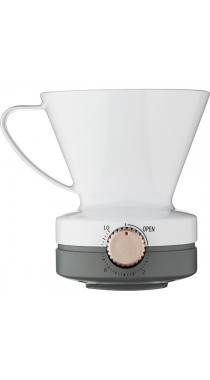 Воронка белая автоматическая с таймером с ручным управлением