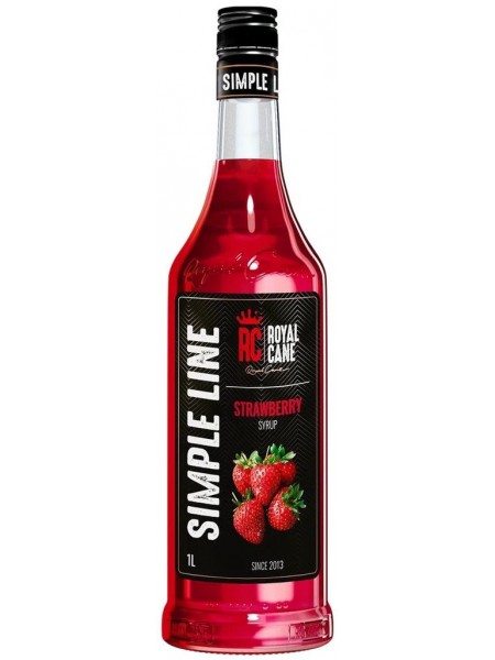 Сироп Royal Cane Клубника SIMPLE LINE стекло (1кг) Сироп Royal Cane Клубника SIMPLE LINE стекло (1кг)