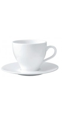 Кофейная пара 150мл "Паула" Kunst Werk "Black Label" фарфор