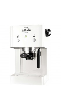 Кофеварка Gran Gaggia Style белая
